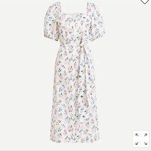 J.Crew x Liberty Floral Midi Dress Size L NWOT